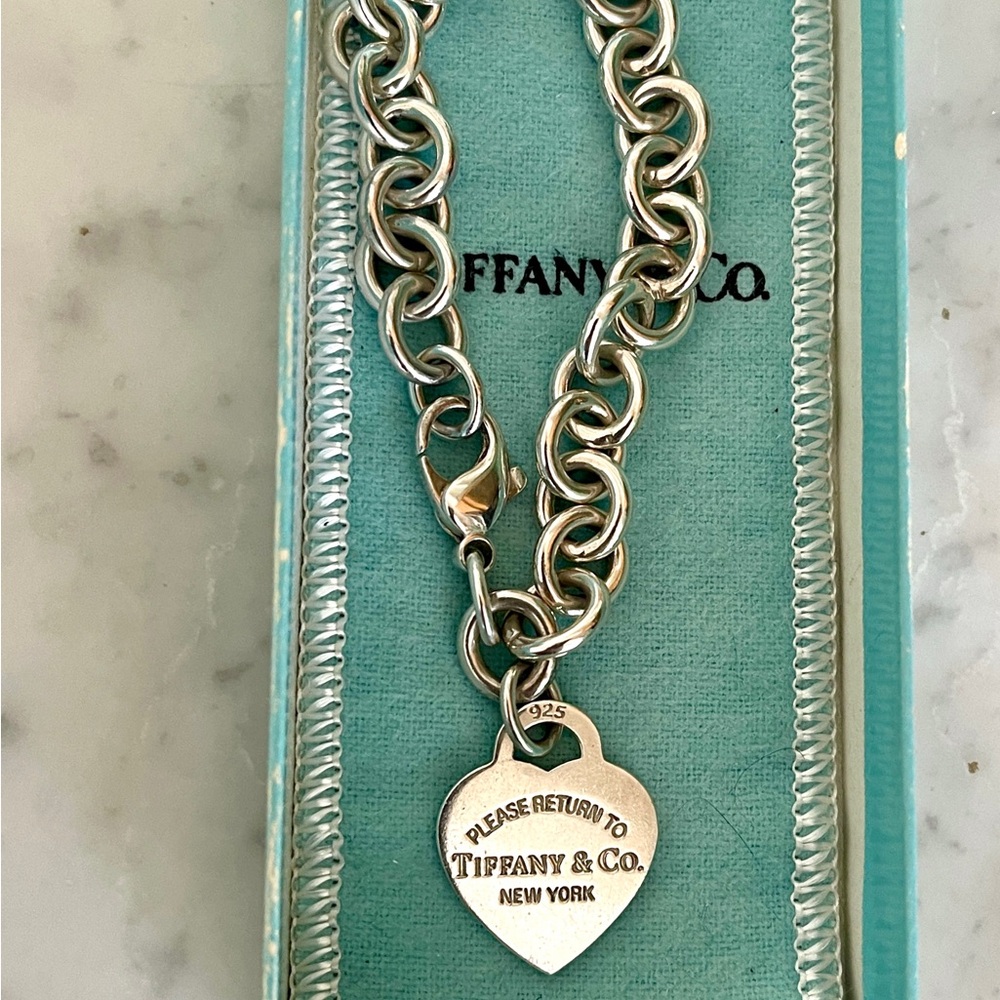 Tiffany & Co. Silver Heart tag Bracelet